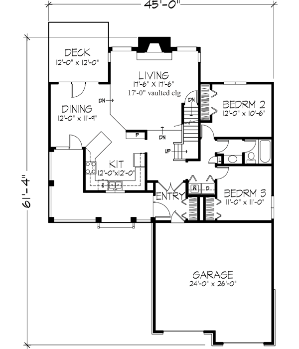 Main Floor Plan: 15-185