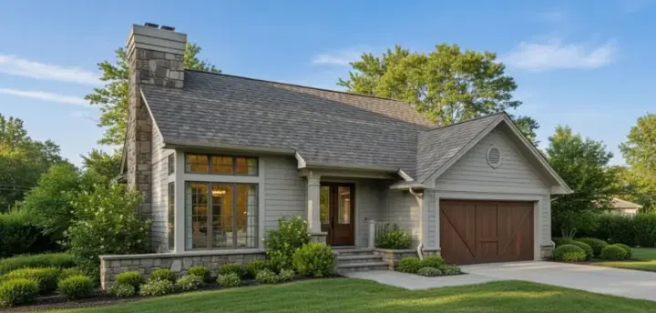 Northwest house plans 15-197 - front exterior, 1,665 sq ft, 3 bed, 2 bath house plans | Monster House Plans