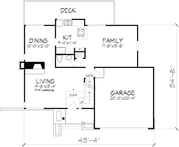 Main Floor Plan: 15-197