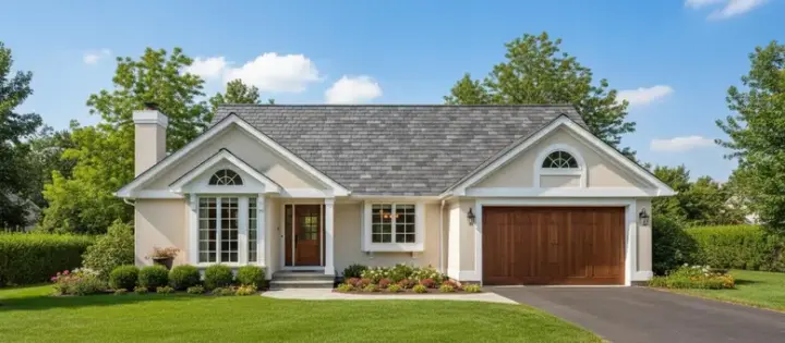 Contemporary house plans 15-203 - front exterior, 1,307 sq ft, 3 bed, 2 bath house plans | Monster House Plans