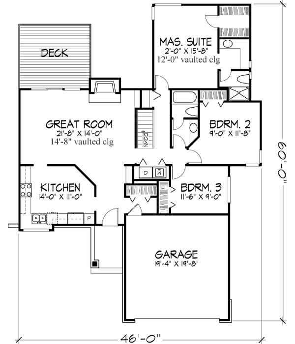 Main Floor Plan: 15-205