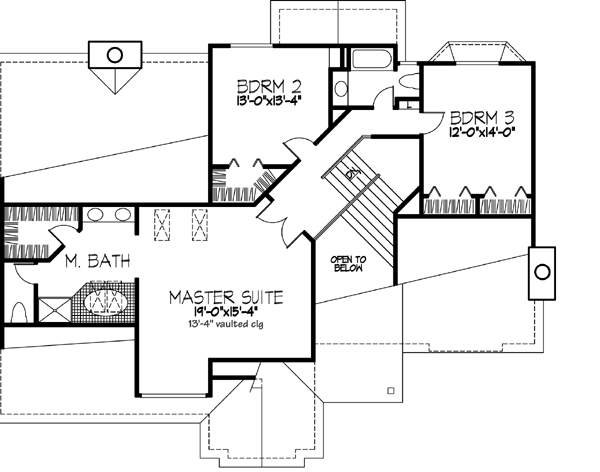 Upper/Second Floor Plan: 15-206