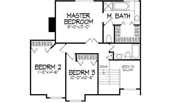 Upper/Second Floor Plan: 15-216