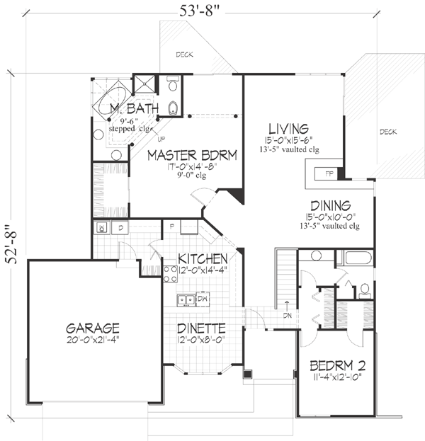 Main Floor Plan: 15-222
