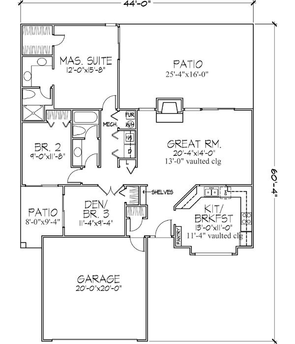Main Floor Plan: 15-229