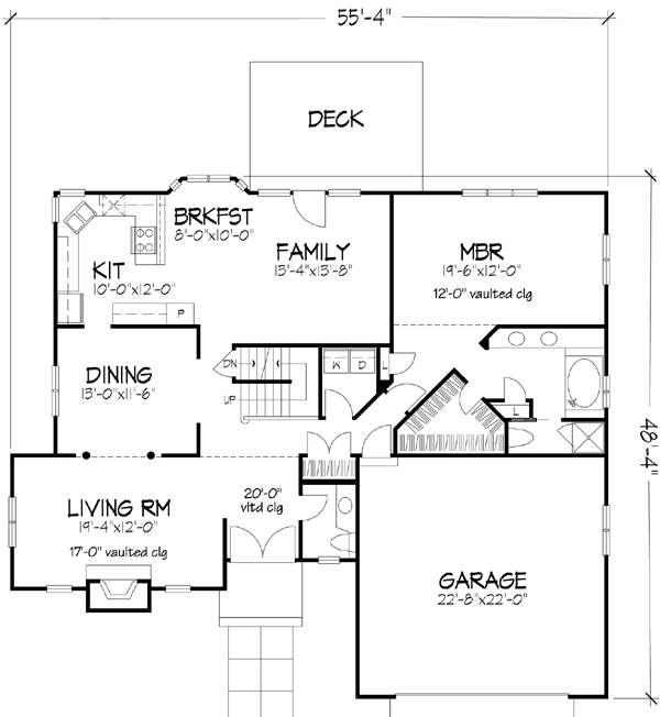 Main Floor Plan: 15-250