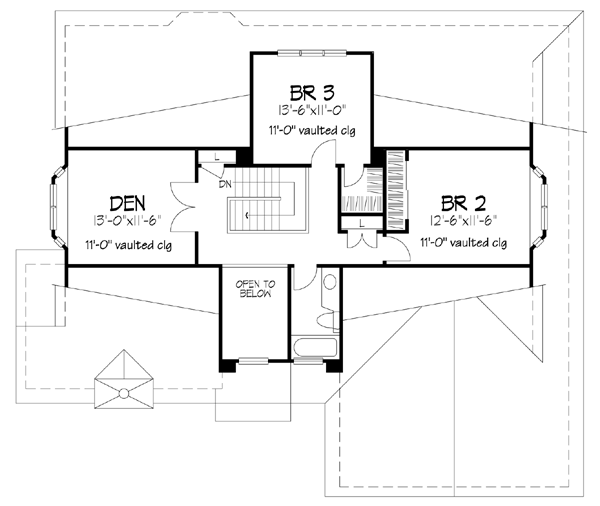 Upper/Second Floor Plan: 15-250