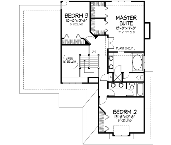 Upper/Second Floor Plan: 15-252