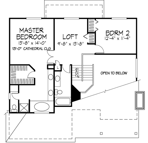 Upper/Second Floor Plan: 15-258