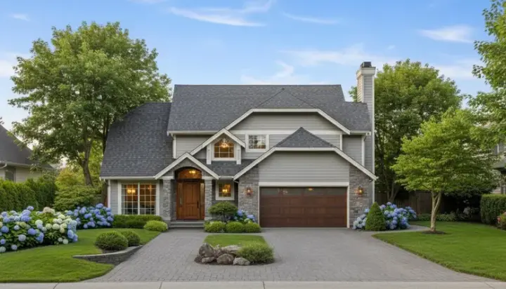Contemporary house plans 15-260 - front exterior, 1,917 sq ft, 3 bed, 2 bath house plans | Monster House Plans
