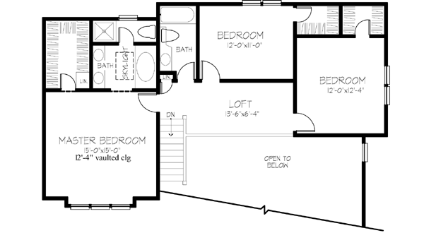 Upper/Second Floor Plan: 15-261