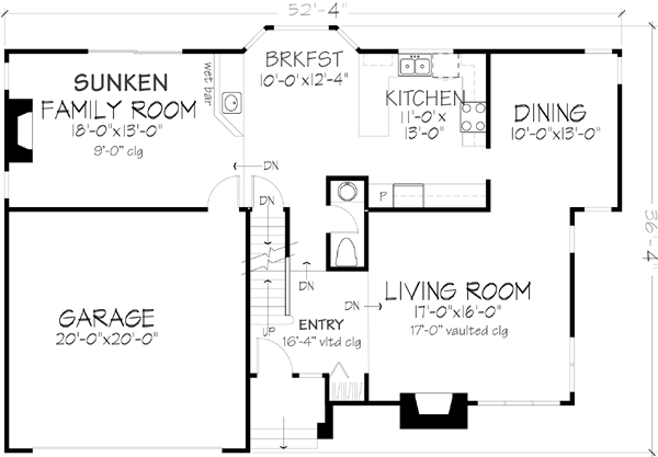 Main Floor Plan: 15-263