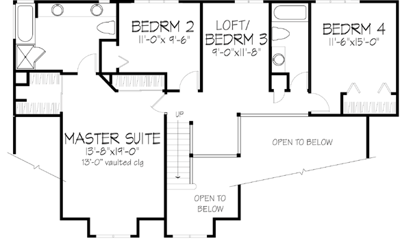 Upper/Second Floor Plan: 15-263