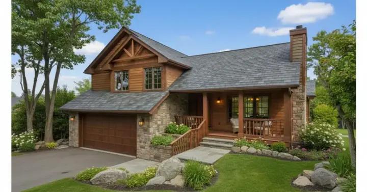 Northwest house plans 15-265 - front exterior, 1,847 sq ft, 3 bed, 2 bath house plans | Monster House Plans