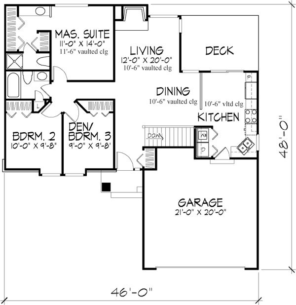 Main Floor Plan: 15-266