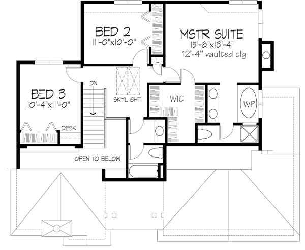 Upper/Second Floor Plan: 15-268