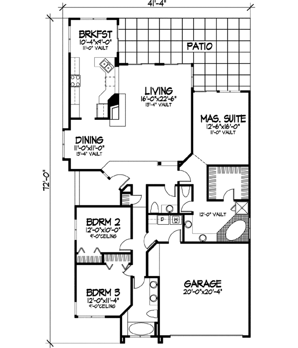 Main Floor Plan: 15-274