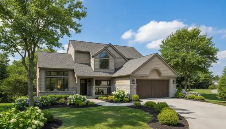 Contemporary house plans 15-277 - front exterior, 1,836 sq ft, 3 bed, 2 bath house plans | Monster House Plans