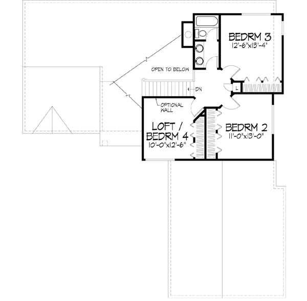Upper/Second Floor Plan: 15-280