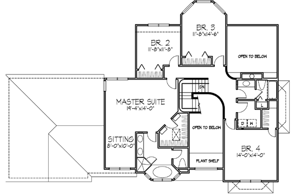 Upper/Second Floor Plan: 15-284