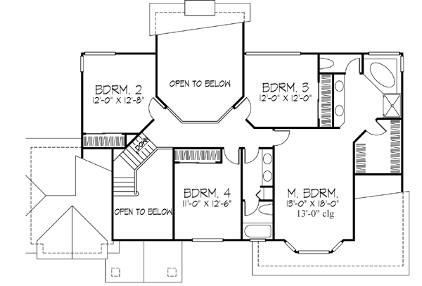 Upper/Second Floor Plan: 15-285