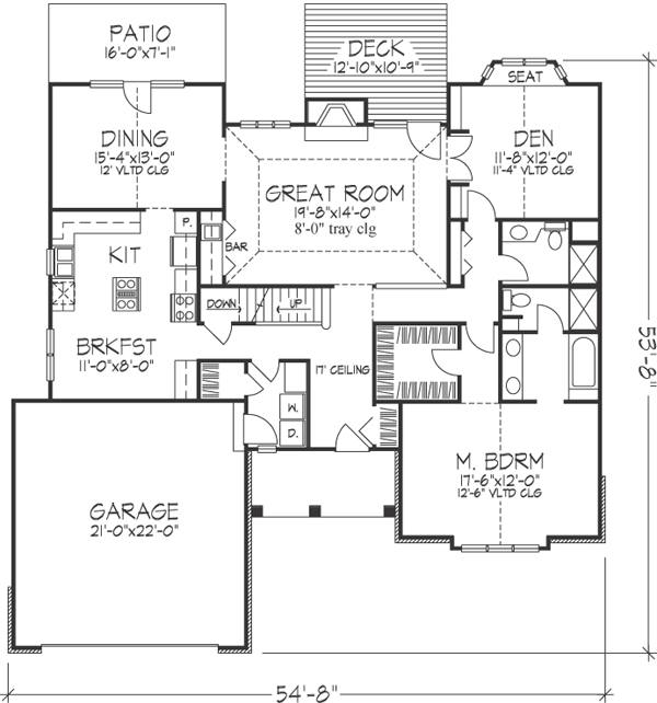 Main Floor Plan: 15-286