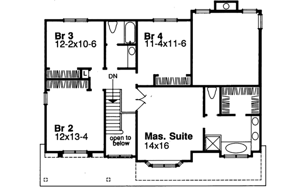 Upper/Second Floor Plan: 15-288