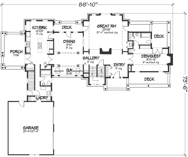 Main Floor Plan: 15-290