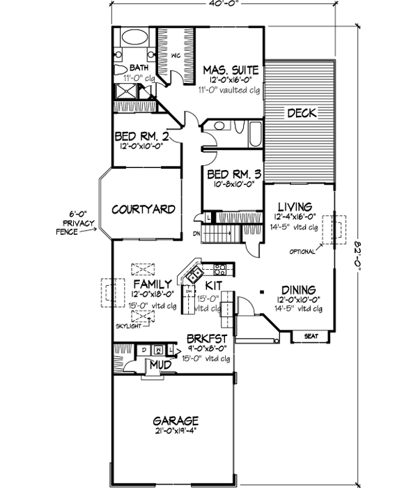 Main Floor Plan: 15-291