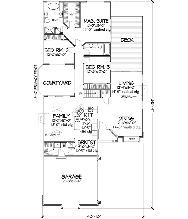 Main Floor Plan: 15-293