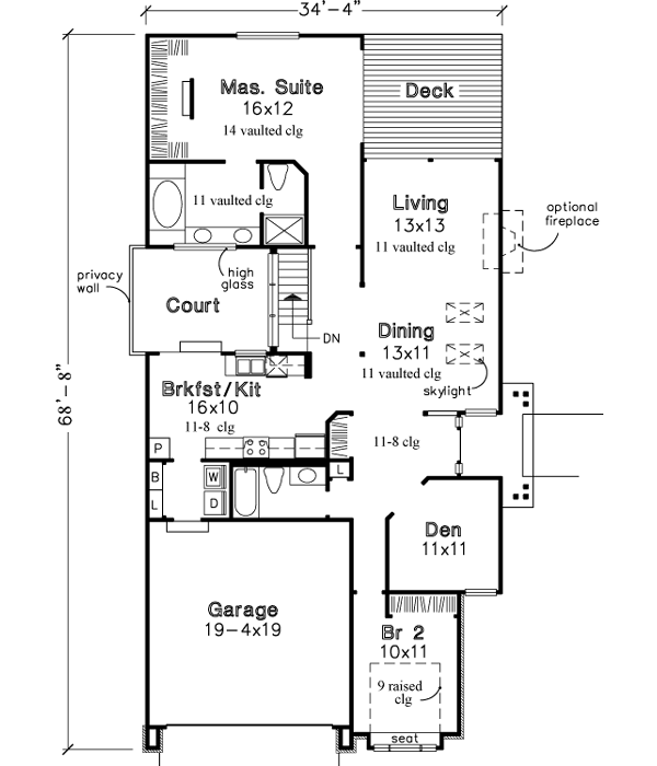 Main Floor Plan: 15-294