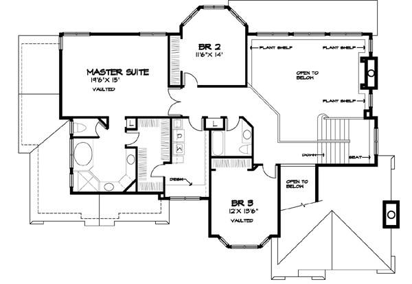 Upper/Second Floor Plan: 15-299
