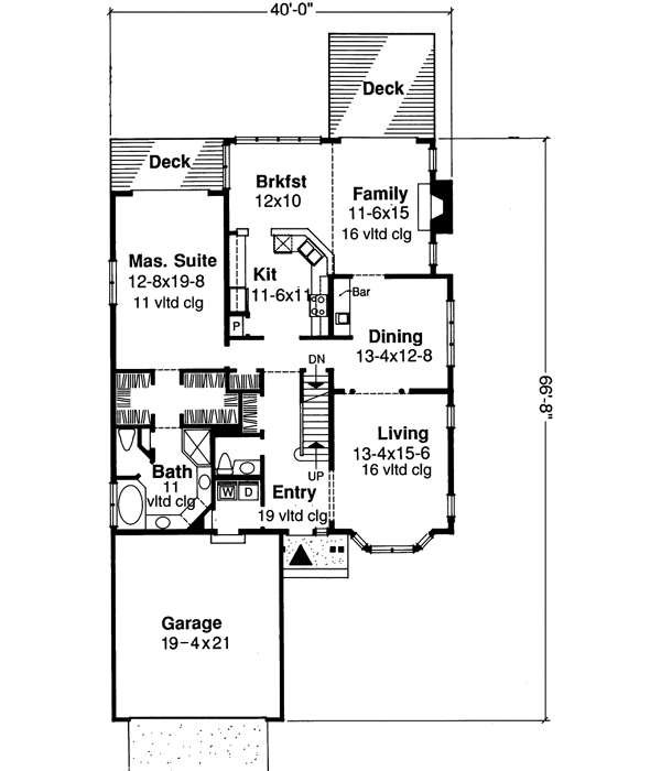 Main Floor Plan: 15-300