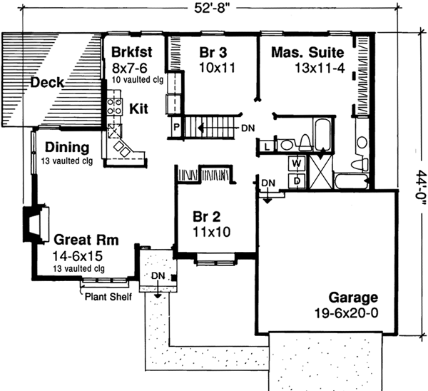Main Floor Plan: 15-304