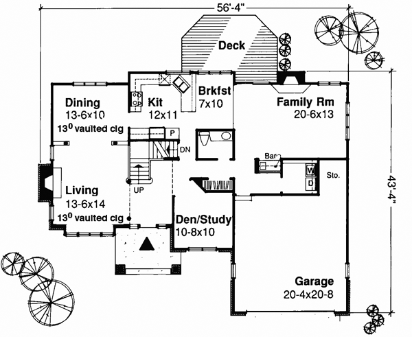 Traditional House Plan 3 Bedrooms 2 Bath 2267 Sq Ft Plan 15 305