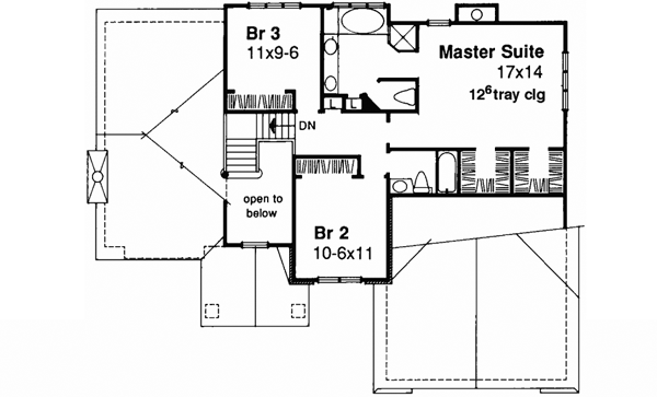 Upper/Second Floor Plan: 15-305
