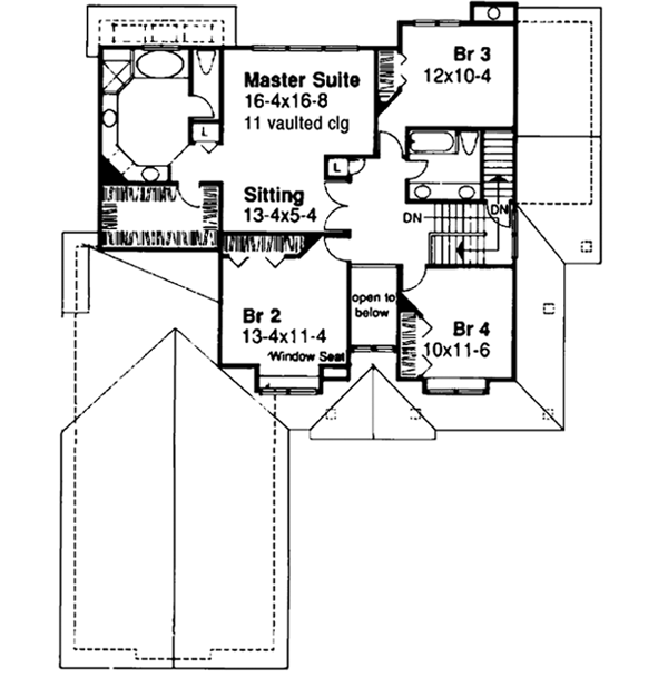 Upper/Second Floor Plan: 15-308