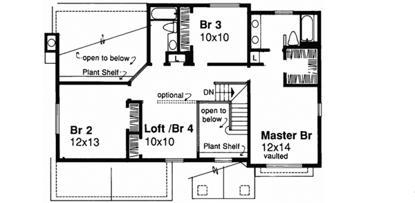 Upper/Second Floor Plan: 15-311