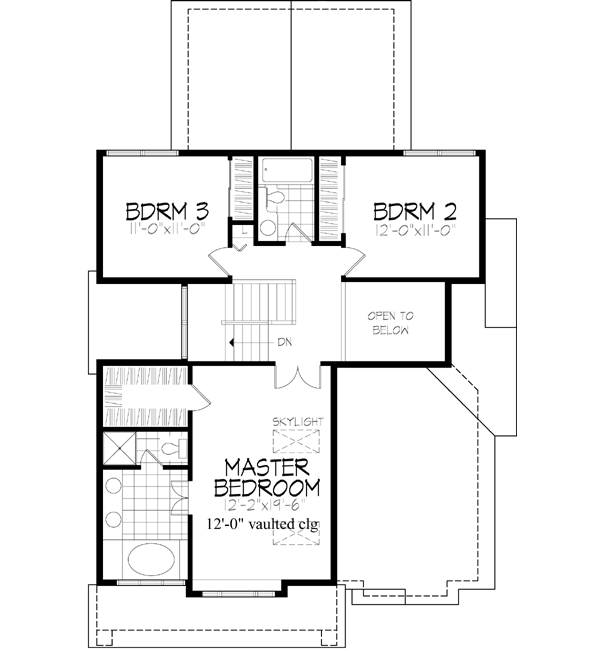 Upper/Second Floor Plan: 15-315