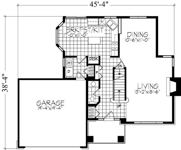 Main Floor Plan: 15-316