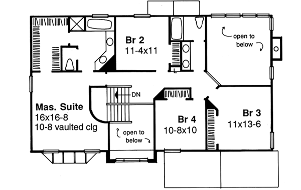 Upper/Second Floor Plan: 15-317