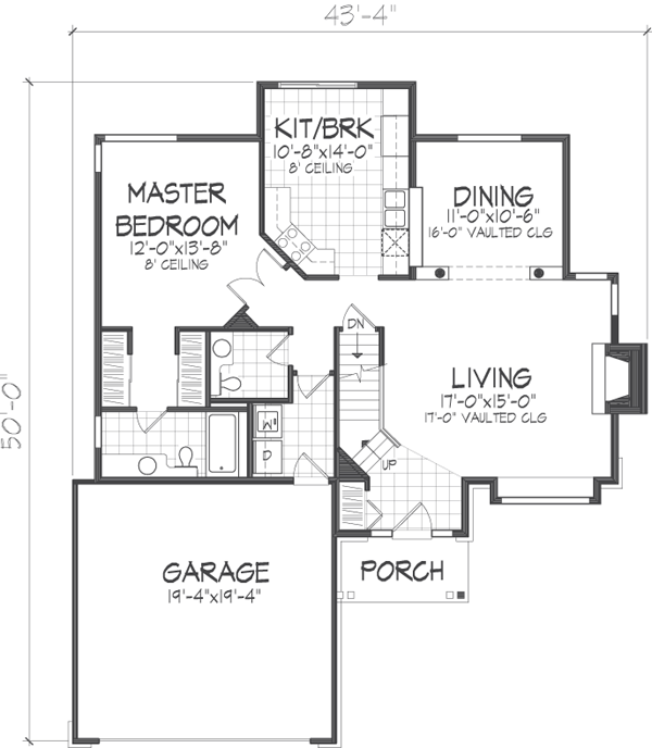 Main Floor Plan: 15-318