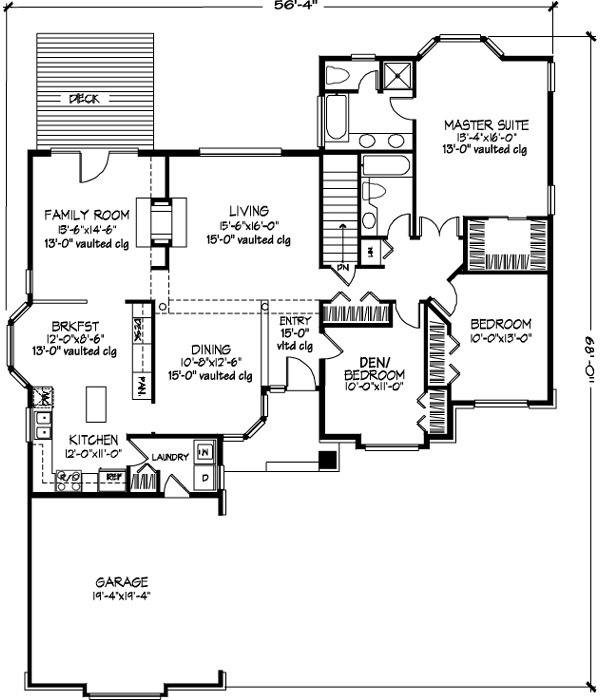 Main Floor Plan: 15-319