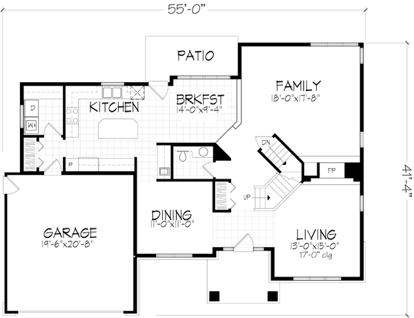 Main Floor Plan: 15-320