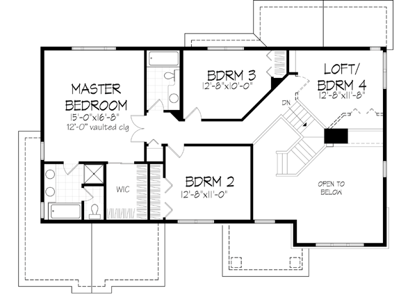 Upper/Second Floor Plan: 15-320