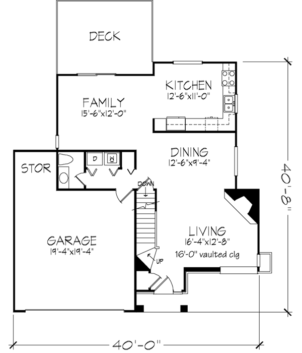 Main Floor Plan: 15-321