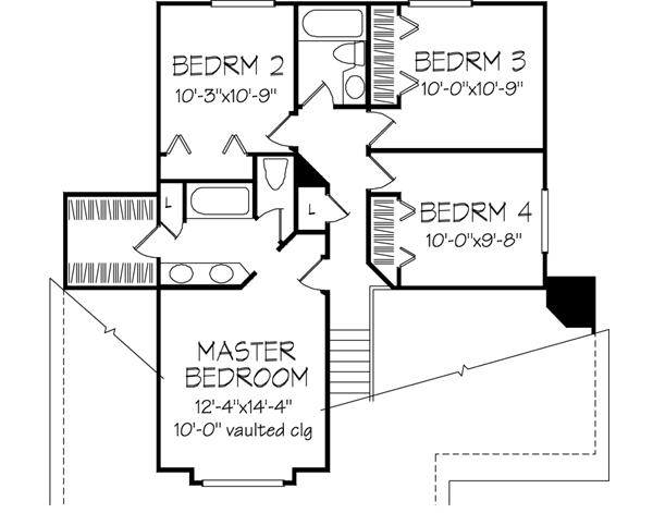 Upper/Second Floor Plan: 15-321