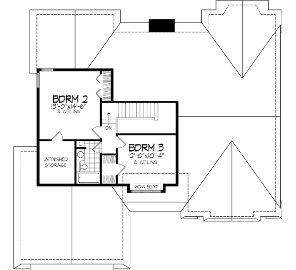 Upper/Second Floor Plan: 15-322