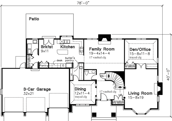 Main Floor Plan: 15-323