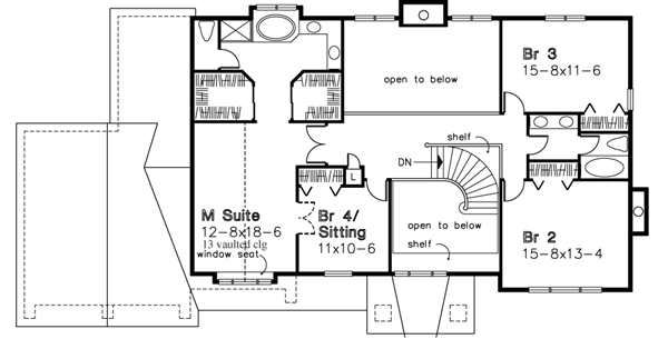 Upper/Second Floor Plan: 15-323